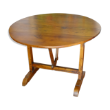 Table winegrower XIXth in cherry tree diameter 1.00 m