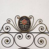 Pair Of Antique Headboards In Wrought Iron, Italy Early 19th Century