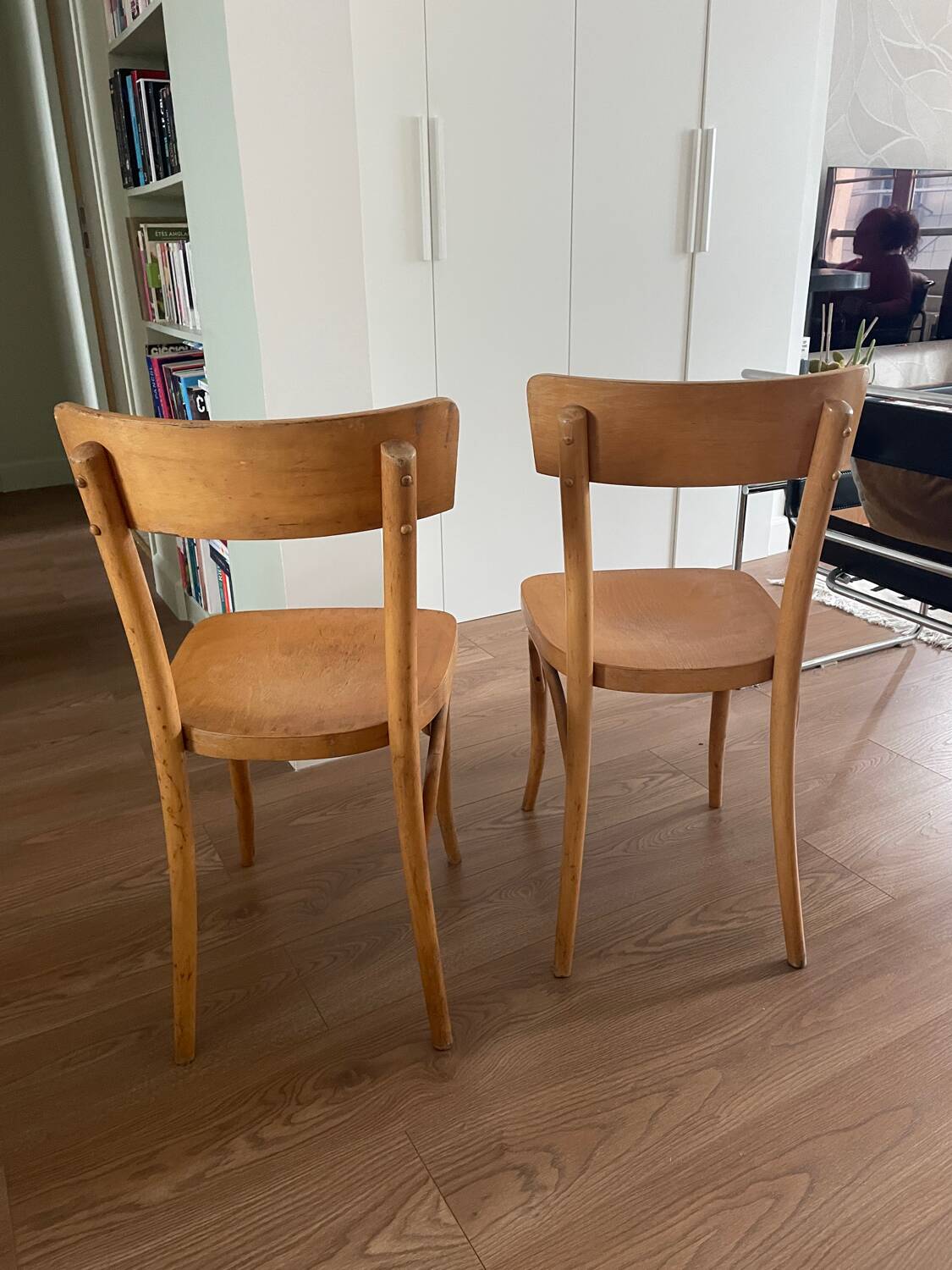 Lot de Chaises Thonet vintage, chaise vintage, chaise de salle à mange