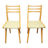 Scandinavian style wooden chairs