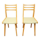 Scandinavian style wooden chairs