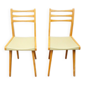 Scandinavian style wooden chairs