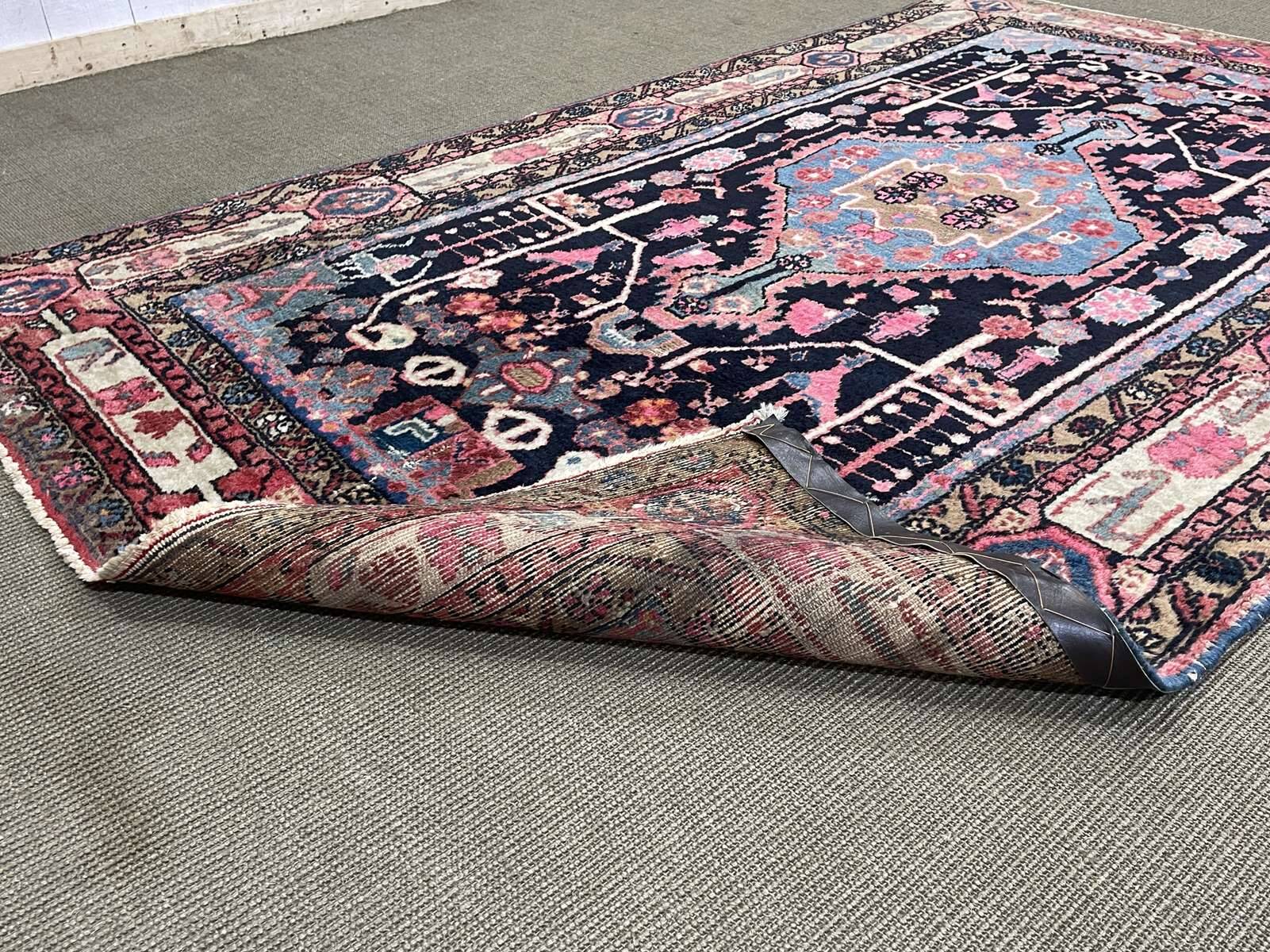 Handmade wool Iranian carpet - 2.27m x 1.37m