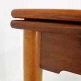 Table à manger extensible en teck danois des années 1960