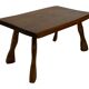 Vintage wooden side table small table wabi sabi natural design