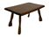 Vintage wooden side table small table wabi sabi natural design