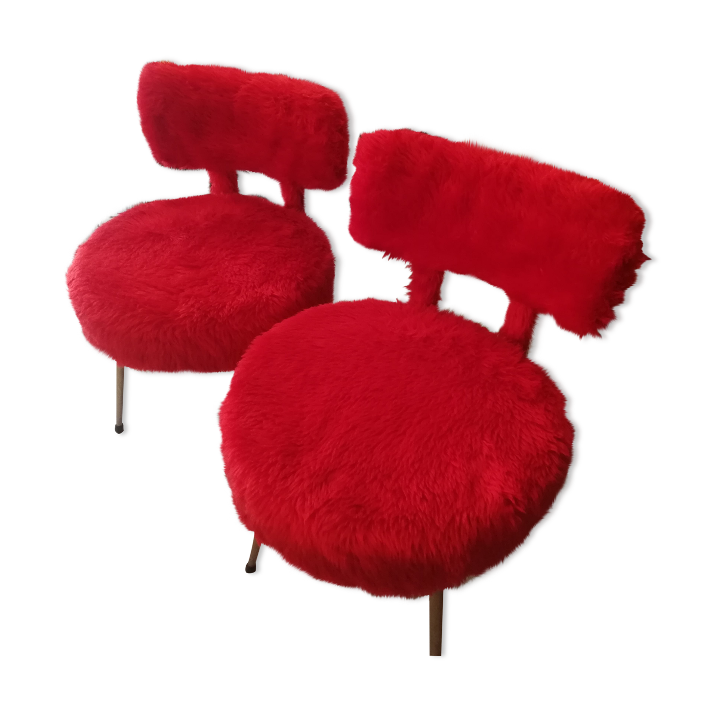 Pair of moumoute armchairs