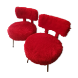 Pair of moumoute armchairs