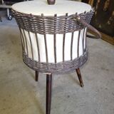 Vintage wicker worker