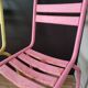 Set of 4 50s bistro chairs in rusty metal