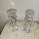 Baccarat crystal candlestick x2