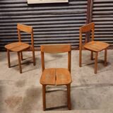 Set of 3 chairs and 2 stools