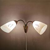 Wall lamp hollywood regency gold, 70s