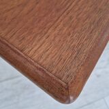 1970s, Scandinavian coffee table, original condition, teak wood, rattan.