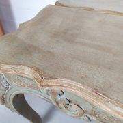 Louis XV style patinated console table
