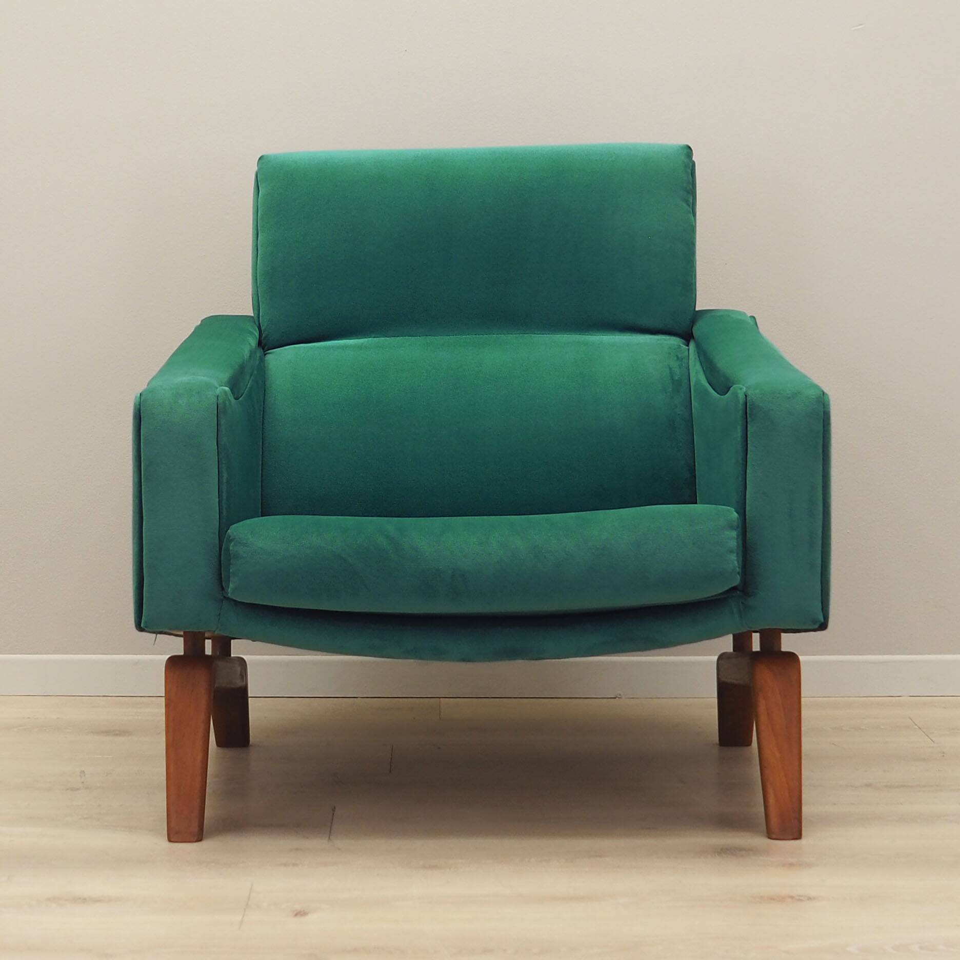 Green armchair, Danish design, 1970s, production: Denmark