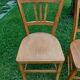 6 sanded bistro chairs