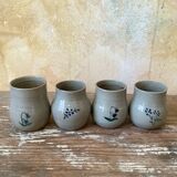 4 small assorted potteries
