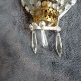 2 old hot air balloon sconces crystal grapevines 2 lights