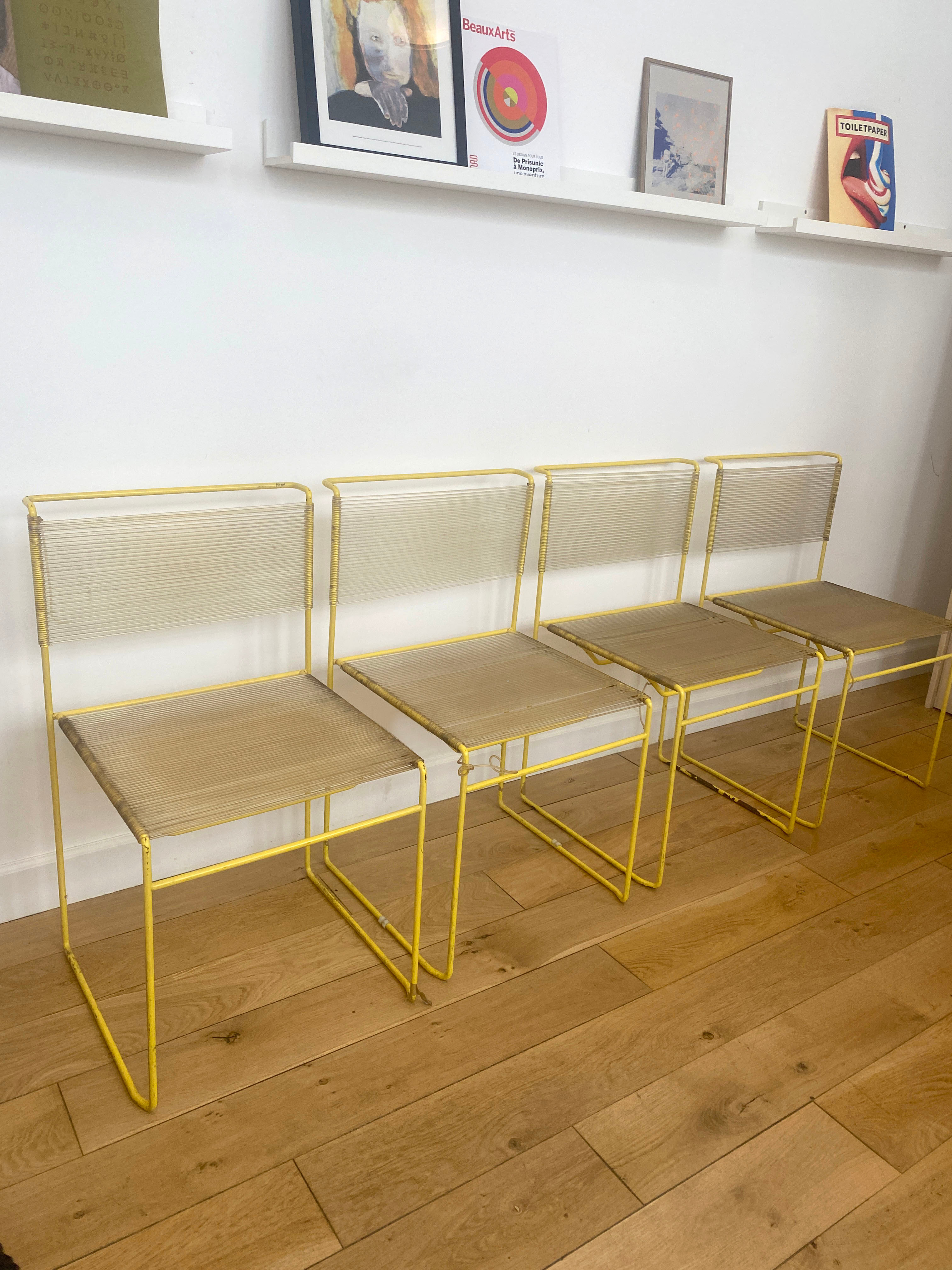 Spaghetti chairs by Giandomenico Belotti