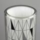 Floor Lamp with Sven Markelius “Pythagoras” Fabric Shade — Nordiska Kompaniet (attr.), Sweden, circa 1955–1960