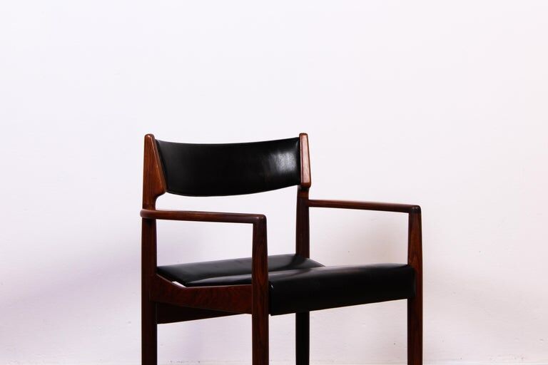 Chaise en palissandre par Kurt Østervig pour KP Møbler