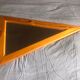 Triangular mirror 80s vintage 57x95cm