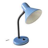 Lampe de bureau vintage en métal bleu