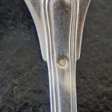 François Dominique Naudin (1805-1840) - Series of 4 table forks - In sterling silver