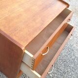 Vintage chest of drawers from the 60s with compass feet