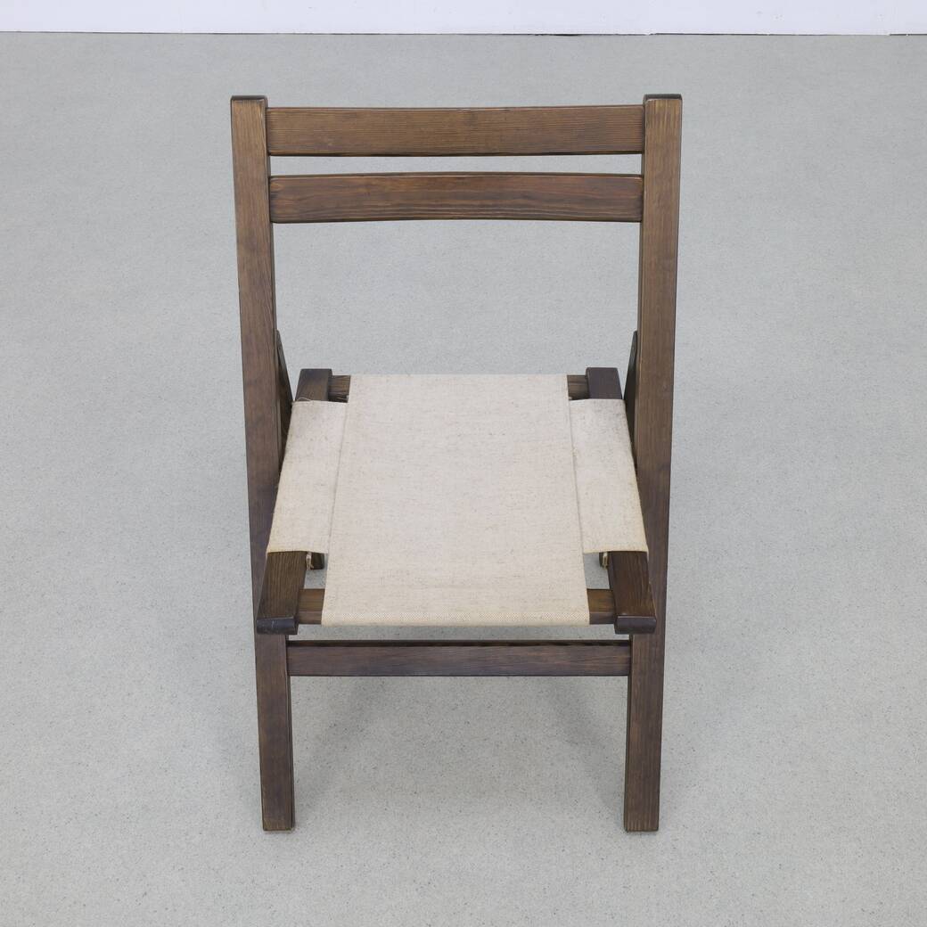 6x Vintage Safari Style Folding Chair