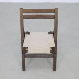 6x Vintage Safari Style Folding Chair