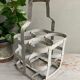 Zinc bottle basket