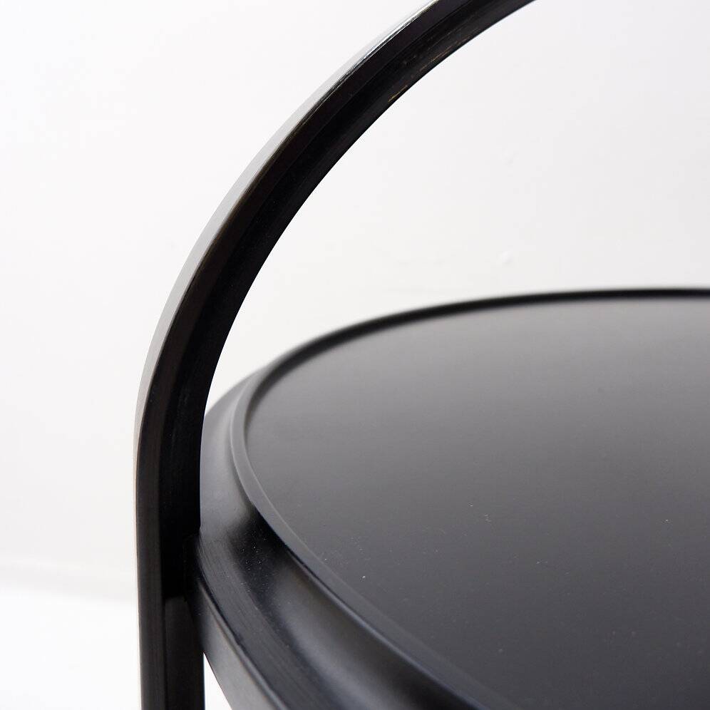 Mid-century blackened ash drinks cabinet - 20th century