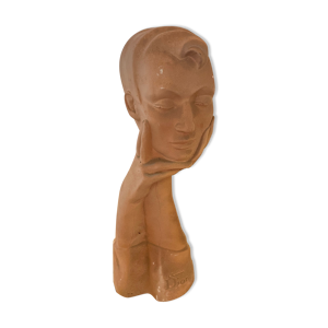 Visage en plâtre christian