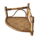 Etagère en angle  en rotin