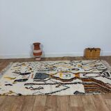 Handmade moroccan berber rug 240 x 134 cm
