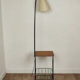 Floor lamp tablet and magazine holders 60s