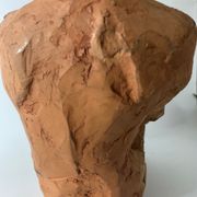 Femme nue - Sculpture en terre céramique