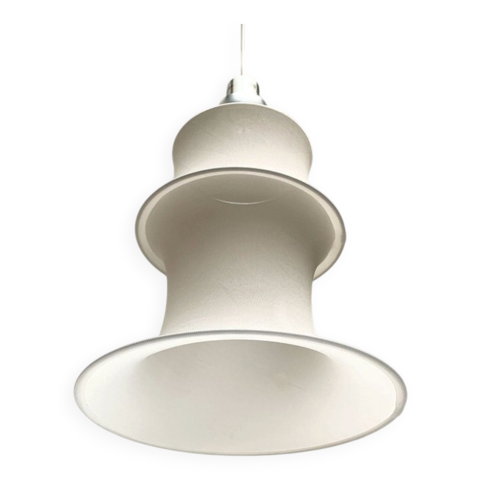 Falkland suspension lamp model by Bruno Munari for Danese Milano.