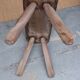 Small rustic bench