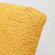 Fauteuil Mid-Century en bois de couleur jaune avec boucle au design scandinave
