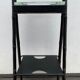 Cendrier on leather stand by Jacques Adnet, 1960