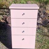 Vintage 1970s formica chest of drawers
