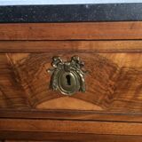 Empire-style convenient in mahogany and marble