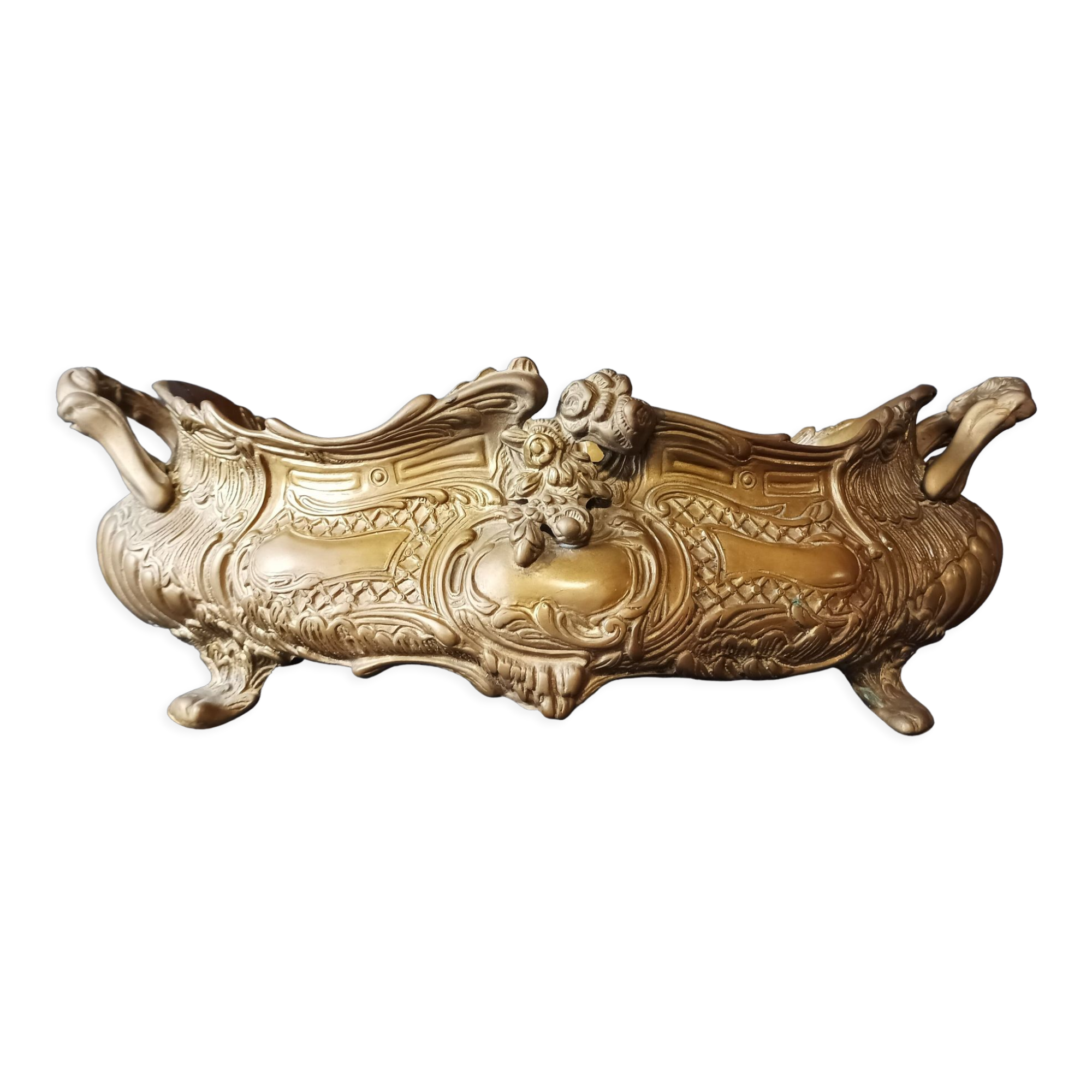 Planter in bronze rockery style