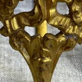 Patère en bronze doré