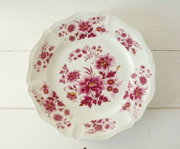 Lot 6 flat plates Sarreguemines Aubusson collection