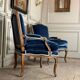 Pair Of Armchairs For Queen Louis XV, Carved “oak” Wood 18th Century