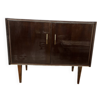 Buffet vintage en bois vernis